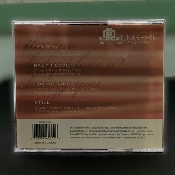 Jennifer Lopez Lingerie Special Compliation CD - Picture 2 of 3